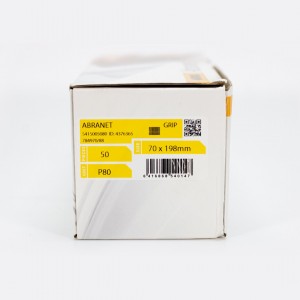 MIRKA ABRANET STREIFEN 70X198 P80 (50 STK.)