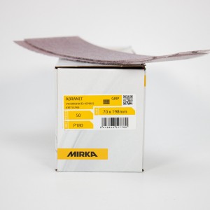 MIRKA ABRANET STREIFEN 70X198 P180 (50 STK.)