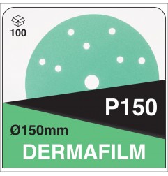 DERMAUTOLOGY DERMAFILM ABRASIVE P150 150mm 15H (100u)