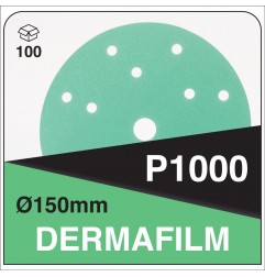 DERMAUTOLOGY SCHLEIFMITTEL DERMAFILM P1000 150mm 15L (100Stk)