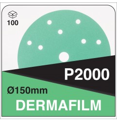 DERMAUTOLOGY DERMAFILM ABRASIVE P2000 150mm 15AG (100u)