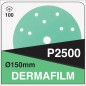 DERMAUTOLOGY DISQUES ABRASIFS DERMAFILM P2500 150MM 15AG (100 UNITÉS)