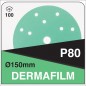 DERMAUTOLOGY DERMAFILM ABRASIVE P80 150mm 15AG (100u)