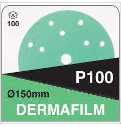 DERMAUTOLOGY DERMAFILM ABRASIVE P100 150mm 15H (100u)