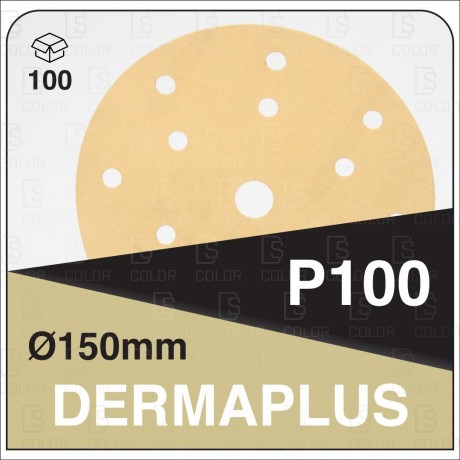 DERMAUTOLOGY ABRASIVE DERMAPLUS P100 150mm 15AG (100u)