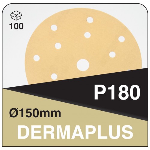 DERMAUTOLOGY ABRASIVE DERMAPLUS P180 150mm 15H (100u)