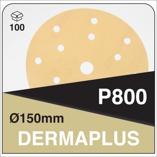 DERMAUTOLOGY ABRASIVE DERMAPLUS P800 150mm 15AG (100u)