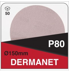 DERMAUTOLOGY ABRASIF DERMANET P80 150mm (50u)