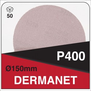 DERMAUTOLOGY DERMANET SCHLEIFMITTEL P400 150mm (50 Stk.)