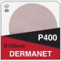 DERMAUTOLOGY ABRASIF DERMANET P400 150mm (50u)