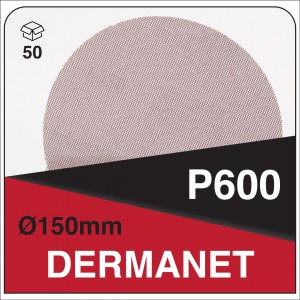 DERMAUTOLOGY ABRASIVO DERMANET P600 150mm (50pz)