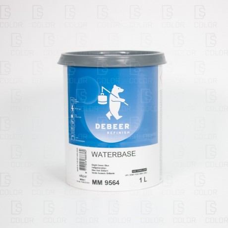 DS Color-WATERBASE SERIE 900-DE BEER MM9564 1L W.B. BRIGHT GREEN BLUE