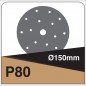 SANDING DISCS D150 P80 (UNIT)
