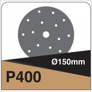 SANDING DISCS D150 P400 (UNIT)