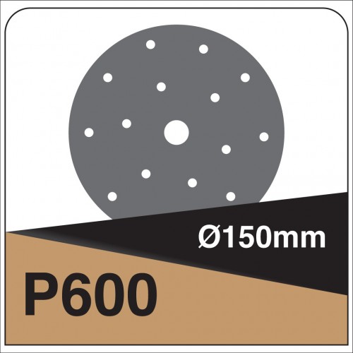 SANDING DISCS D150 P600 (UNIT)