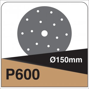 SANDING DISCS D150 P600 (UNIT)