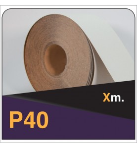 DS Color-INDASA-INDASA RHYNALOX WHITE LINE ROLLO 100x50 P40 (M.LIN)