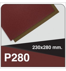 DS Color-INDASA-INDASA RHYNOWET LIJA AGUA HOJA 230x280 P280 (UNIDAD)
