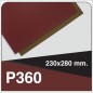 INDASA RHYNOWET WATERPROOF SANDING SHEET 230X280 P360 (UNIT)