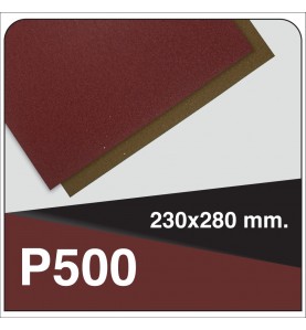 DS Color-INDASA-INDASA RHYNOWET LIJA AGUA HOJA 230x280 P500 (UNIDAD)
