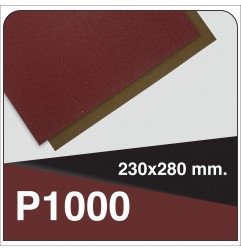 INDASA RHYNOWET WATERPROOF SANDING SHEET 230X280 P1000 (UNIT)