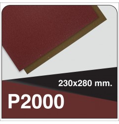 INDASA RHYNOWET WATERPROOF SANDING SHEET 230X280 P2000 (UNIT)