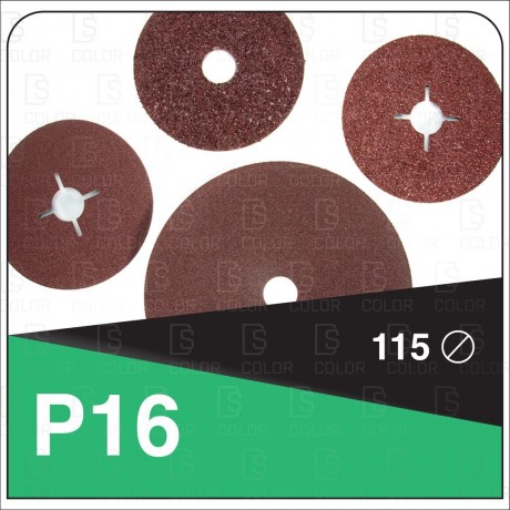 DS Color-LIJADO PARA PARTICULARES-DISCO FIBRA DE CARBONO D115 P16//OUTLET