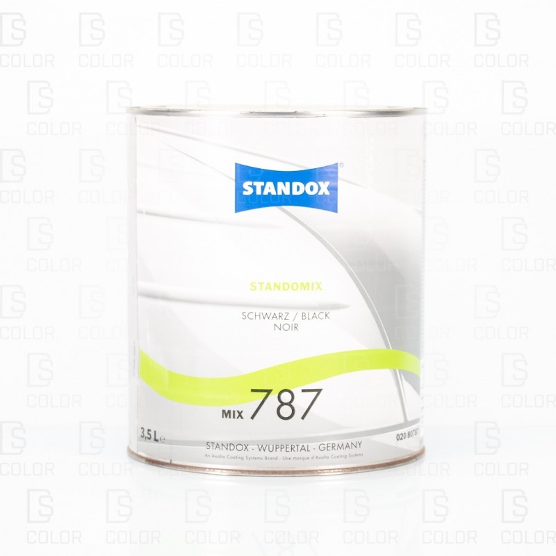 DS Color-STANDOX-STANDOFLEET MIX787 BLACK 3,5LT