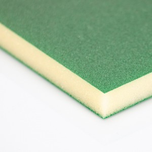 DS Color-DS COLOR-ESPONJA ABRASIVA DOBLE CARA SUPER FINA VERDE P600 - P1000