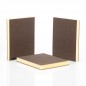DOUBLE-SIDED FINE BROWN ABRASIVE SPONGE P320 - P500