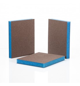 DS Color-DS COLOR-ESPONJA ABRASIVA DOBLE CARA SUPER FINA AZUL P600 - P1000