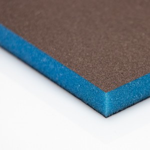 DS Color-DS COLOR-ESPONJA ABRASIVA DOBLE CARA SUPER FINA AZUL P600 - P1000