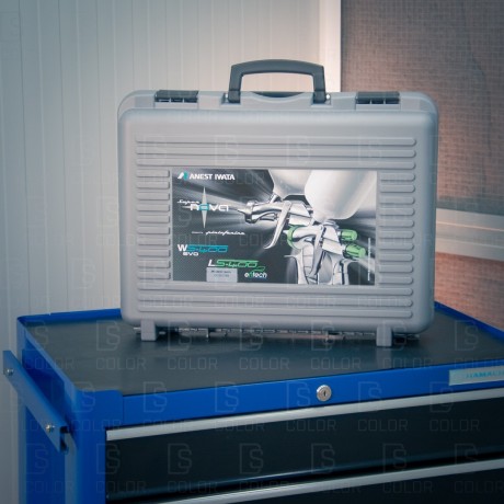 IWATA SUITCASE OF PAINT GUNS WS400+LS400+AZ3 IMPACT