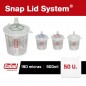 COLAD SNAP LID SYSTEM (50u) 190micras VERDE/BASE DIS 900ML