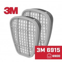 3M6915 MASKENFILTER 6900 A2 ORGANISCHE DÄMPFE (2 STK.)