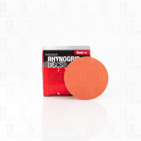 DS Color-DISCOS ABRASIVO-INDASA RHYNOGRIP RED LINED75 P800 (50u.)