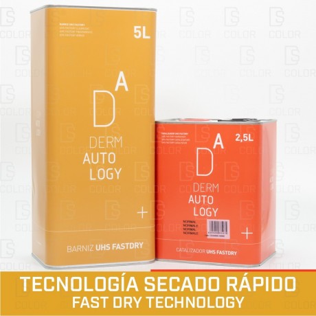 KIT DERMAUTOLOGY TRASPARENTE UHS+ FASTDRY 5L+CAT. STANDARD 2,5L