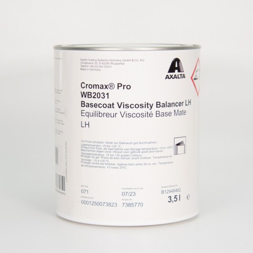 BALANCER DE VISCOSIDAD CROMAX PRO WB2031 LH 3,5LT BALANCER DE VISCOSIDAD CROMAX PRO WB2031 LH 3,5LT