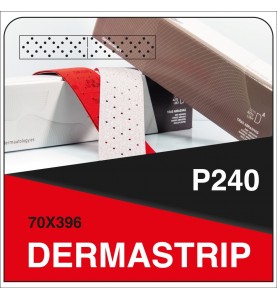 DS Color-LIJADO PARA PARTICULARES-DERMAUTOLOGY TIRAS DERMASTRIP 70x396/70X198 P240 (UNIDAD)