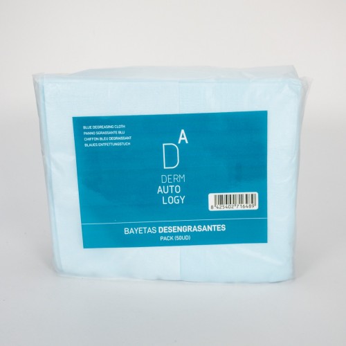 DERMAUTOLOGY Blue Degreasing Cloth 38x30cm Pack (50 units)