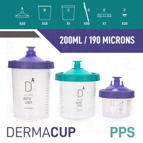 DERMACUP PPS 200ML 190MICRONS