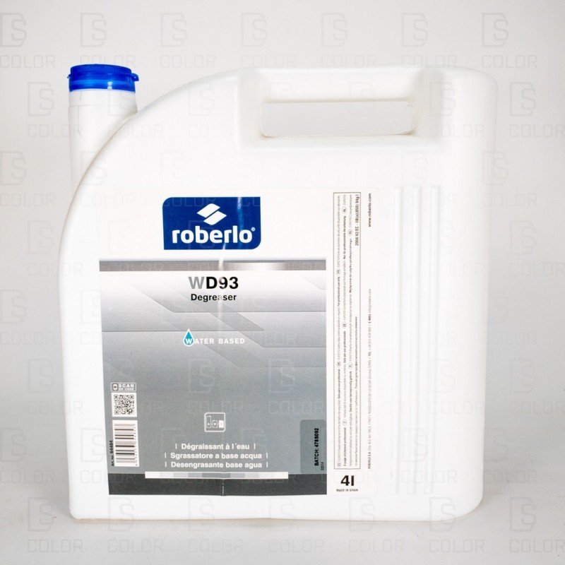 DS Color-ESPECIAL ROBERLO-ROBERLO DESENGRASANTE BASE AGUA WD-93 4L