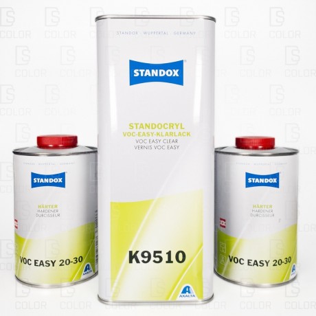 KIT STANDOX EASY K9510 5L+ (2x) CATALIZADORES NORMAL 1LT