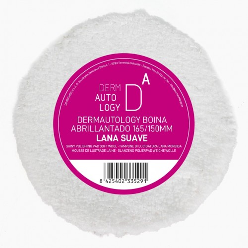 DERMAUTOLOGY Buffing Pad - Soft Wool - 165/150MM DERMAUTOLOGY Buffing Pad - Soft Wool - 165/150MM