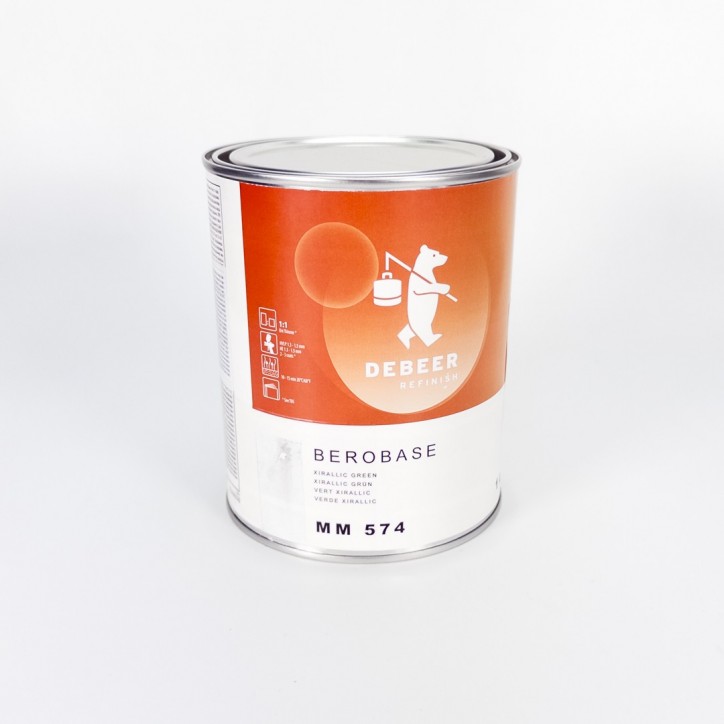 DE BEER MM 574 VERDE XIRALLIC SERIE 500 1LT