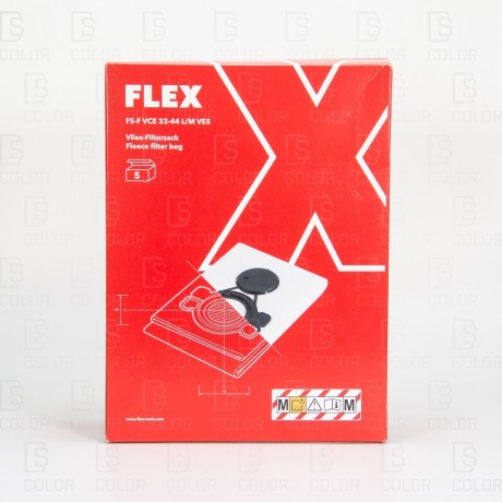 FLEX 5 BAGS FABRIC VACUUM CLEANER BAG VCE 21/25/26 L MC