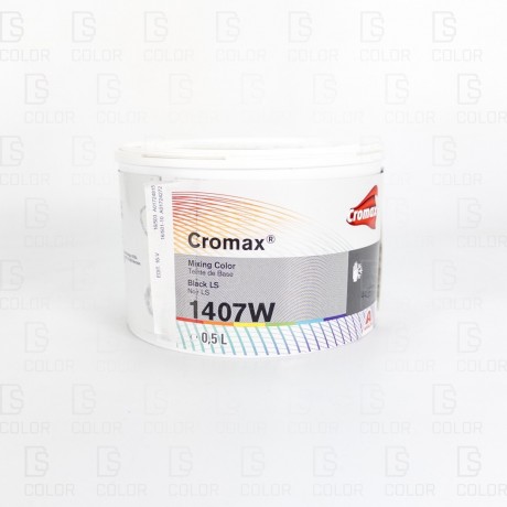 DS Color-OUTLET CROMAX-CROMAX 1407W 0.5LT BLACK L.S.//OUTLET