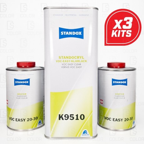 DS Color-STANDOX BARNICES-KIT STANDOX EASY K9510 5L+CAT.NORMAL 2x1L.X3