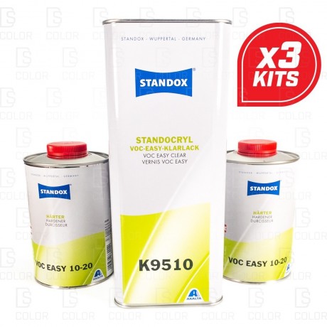 DS Color-STANDOX BARNICES-KIT STANDOX EASY K9510 5L+CAT.RAPIDO 2x1L. X3