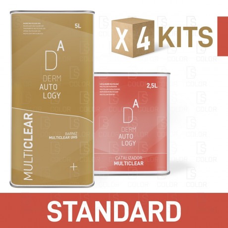 KIT DERMAUTOLOGY CLEARCOAT MULTICLEAR UHS X4 C. STANDARD
